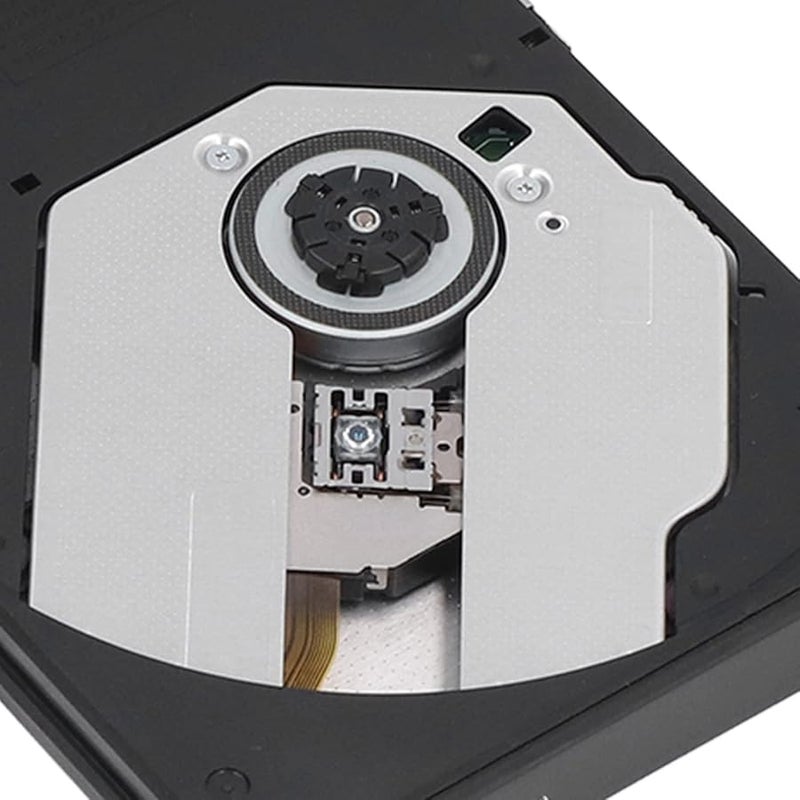 External CD DVD Drive USB 30 Type C Portable Optical Drive Player with 6 in 1 Hub for Laptop PC Desktop - Image 5